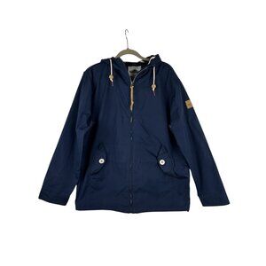 Penfield Hudson Wax Jacket Men's XL  Hooded Jacket  Navy blue